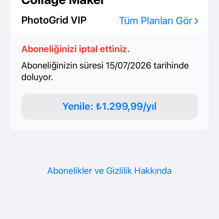 Deneme Süresi Sonrası Onayım Olmadan Ücret Alındı