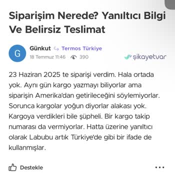 Yetkili Satıcı Olduğu İddia Edilen Firmadan Memnuniyetsizlik
