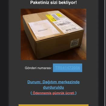 Adıma Gelen Sahte Kargo Mailleri Ve Kişisel Bilgi Güvenliği Endişesi