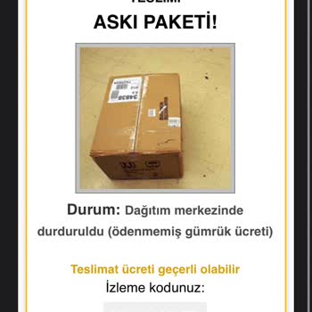 Adıma Gelen Sahte Kargo Mailleri Ve Kişisel Bilgi Güvenliği Endişesi