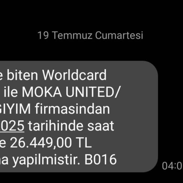 Zara'dan Bilgim Dışında Yüksek Tutarla Yapılan İşlem Şoku
