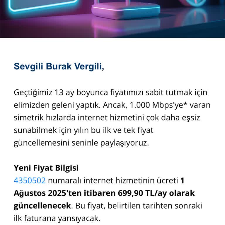 TurkNet'ten Beklenmedik Yüksek Zam Ve Peşin Ödeme Dayatması