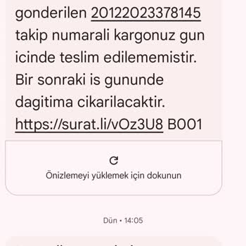 Teslimat Gecikmesi ve İletişim Problemi Hakkında Şikayet