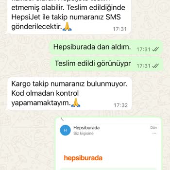 Teslim Edilmeyen Ürün Ve Yanlış Kargo Bilgisi Nedeniyle Mağduriyet