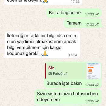 Teslim Edilmeyen Ürün Ve Yanlış Kargo Bilgisi Nedeniyle Mağduriyet