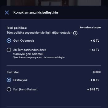 Rezervasyonda Eksik Kişi Sayısı Ve Hizmet Hatası Nedeniyle İade Talebi