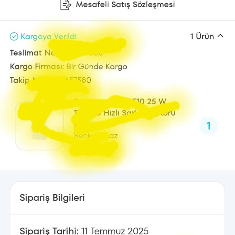 Bir Günde Kargo Sözü Tutulmadı, Mağdur Oldum