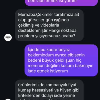 Aldığım Elbise Fotoğraflarla Uyuşmuyor Ve İade Sorunu Yaşıyorum