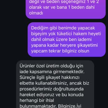 Aldığım Elbise Fotoğraflarla Uyuşmuyor Ve İade Sorunu Yaşıyorum
