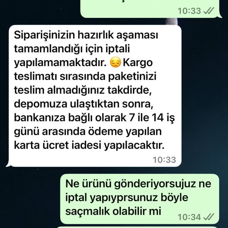 Watsons Siparişim Ne Ürün Ne Para İadesiyle Sonuçlanmadı Mağdurum