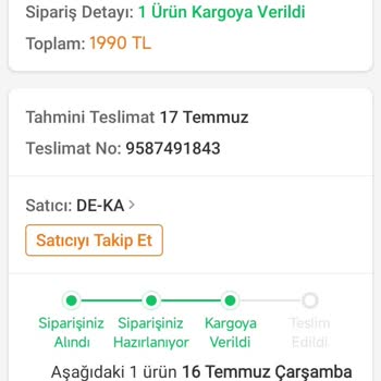 Teslim Edilmeyen Ürün Nedeniyle Trendyol’a Güvenim Kalmadı