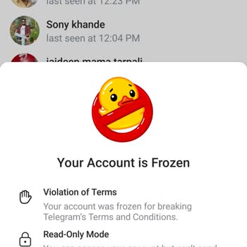 I Can’t Access My Telegram Account — It Was Unfairly Frozen Without Any Reason
