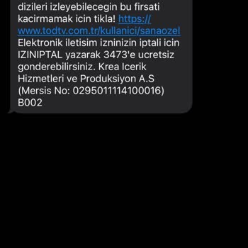 Tod TV SMS İptali Yapılamıyor, Mesajlar Gelmeye Devam Ediyor