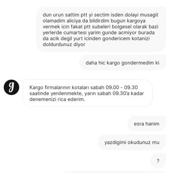 Kotasız Kargo Vaadi Yerine Kota Engeli Ve İlgisiz Müşteri Hizmeti