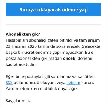 Abonelik Sonlanmasına Rağmen Ücret Tahsilatı Ve İade Sorunu