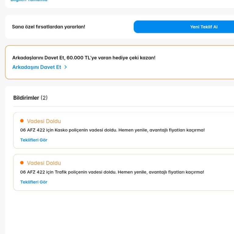 Satılan Aracın Sigortam Net'te Kaydı Silinemiyor, Bildirimler Gelmeye Devam Ediyor