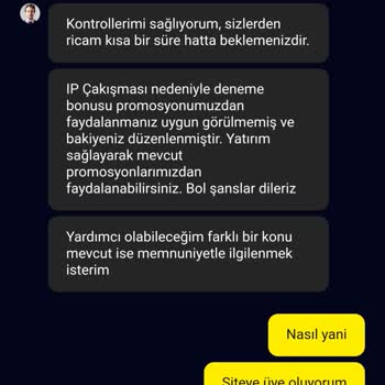 Bonus Kazancımın Ödenmemesi Ve Çekim İşleminin İptali