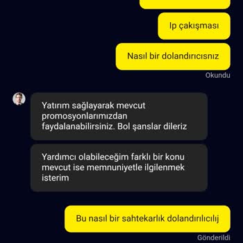 Bonus Kazancımın Ödenmemesi Ve Çekim İşleminin İptali