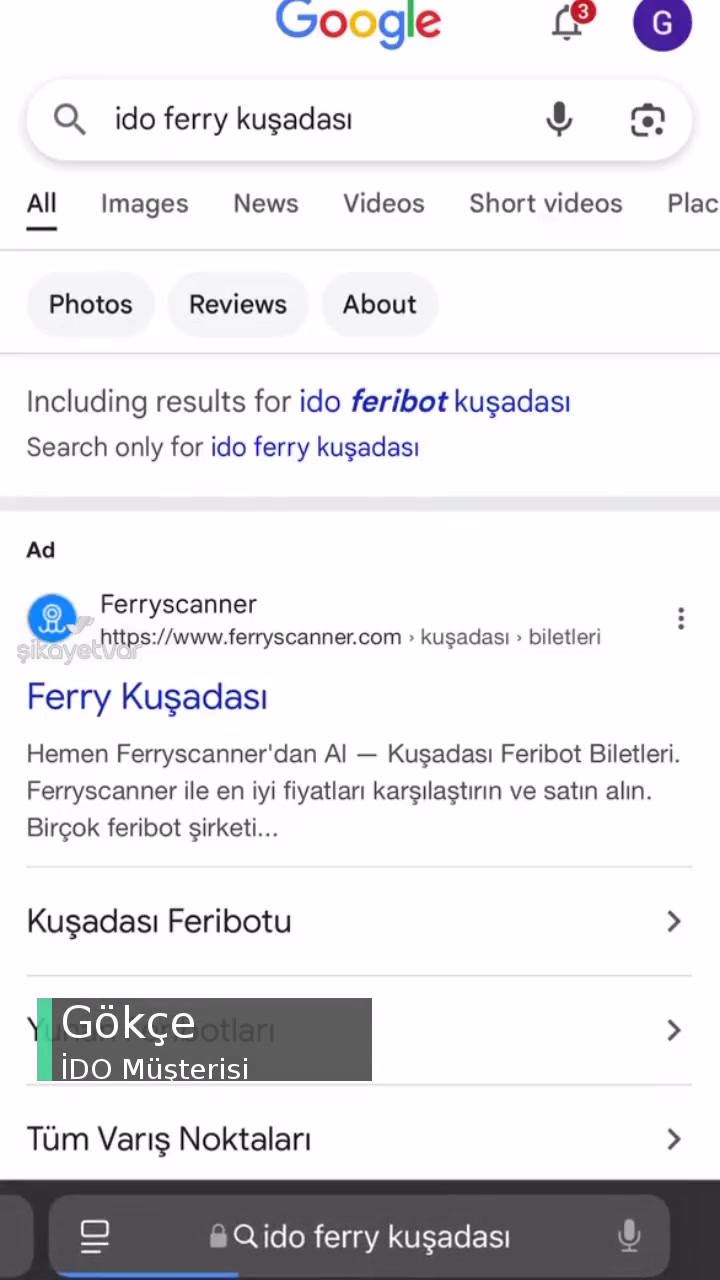 İDO Feribot Sitesi Yanlış videonun kapak resmi