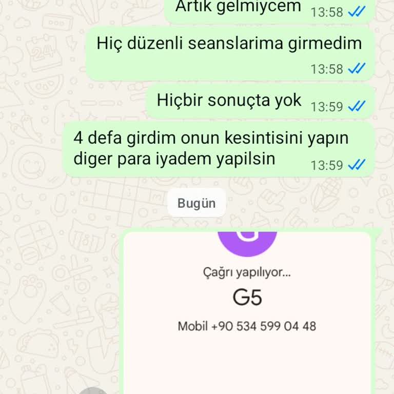 İlgisizlik Ve İletişimsizlik Nedeniyle Para İadesi Talebim