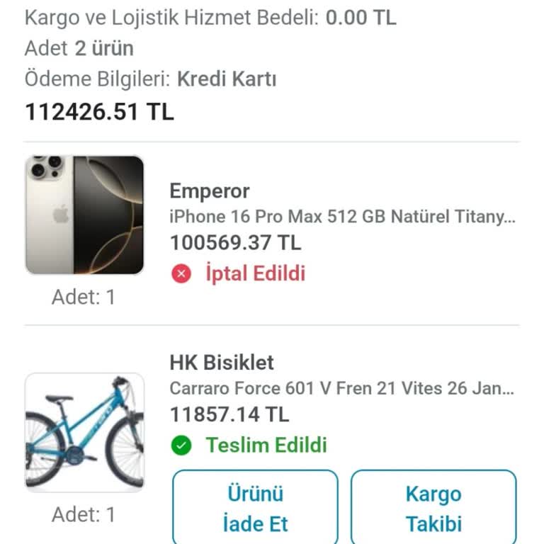 Carraro Bisiklet İçin Servis Ve Destek Bulamıyorum, İade Etmek Zorunda Kaldım