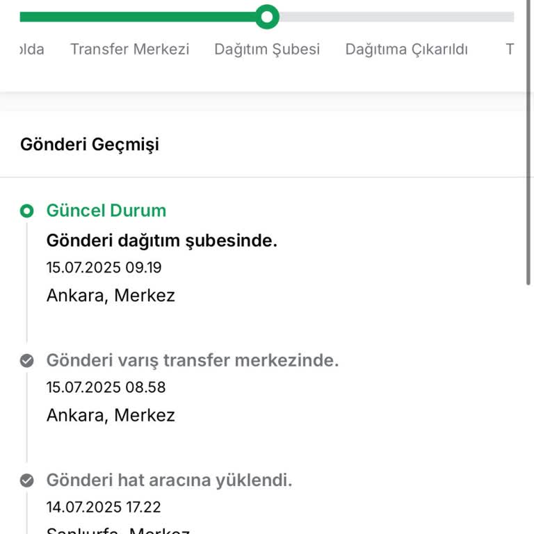 PTT Kargo Ankara Dağıtımda Sıkışan Siparişim Teslim Edilmiyor