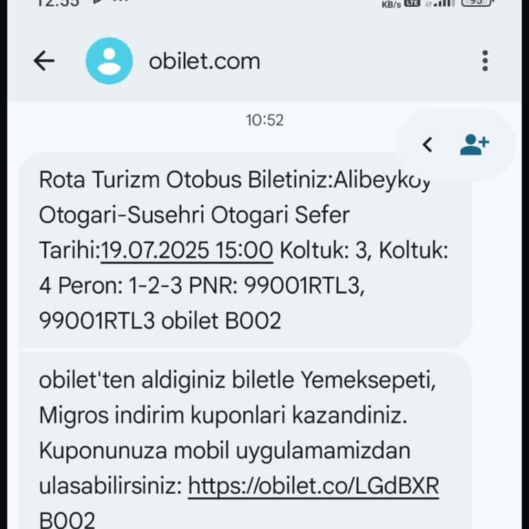 Bilet Numarası Değişikliği Ve Saygısız İletişim