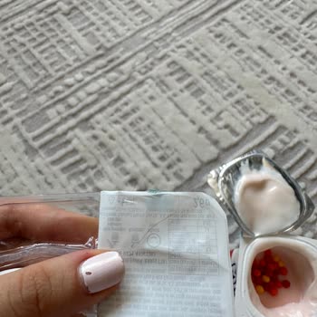 Danone Meyveli Mix Ürününde Saç Çıkması Şokunu Yaşadım