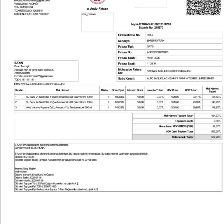 Eksik Ürün Ve İletişim Sorunu Nedeniyle Hayal Kırıklığı