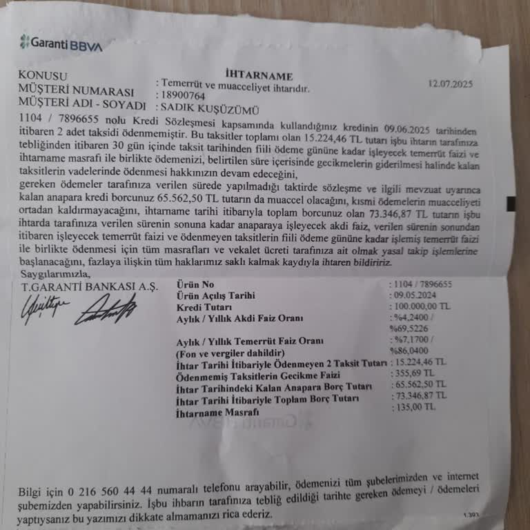 Garanti Bankası Kredi Kartı Yapılandırma Ve Elden Ödeme Talebimiz Karşılanmıyor