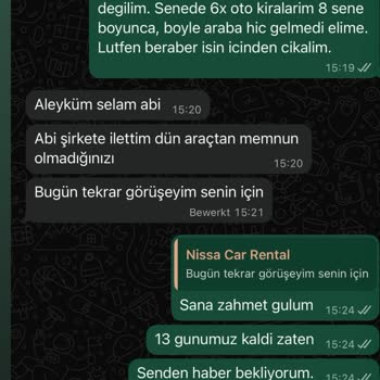 Kiraladığım Araç Hem Farklı Model Çıktı Hem De Ciddi Teknik Sorunlar Yaşadım
