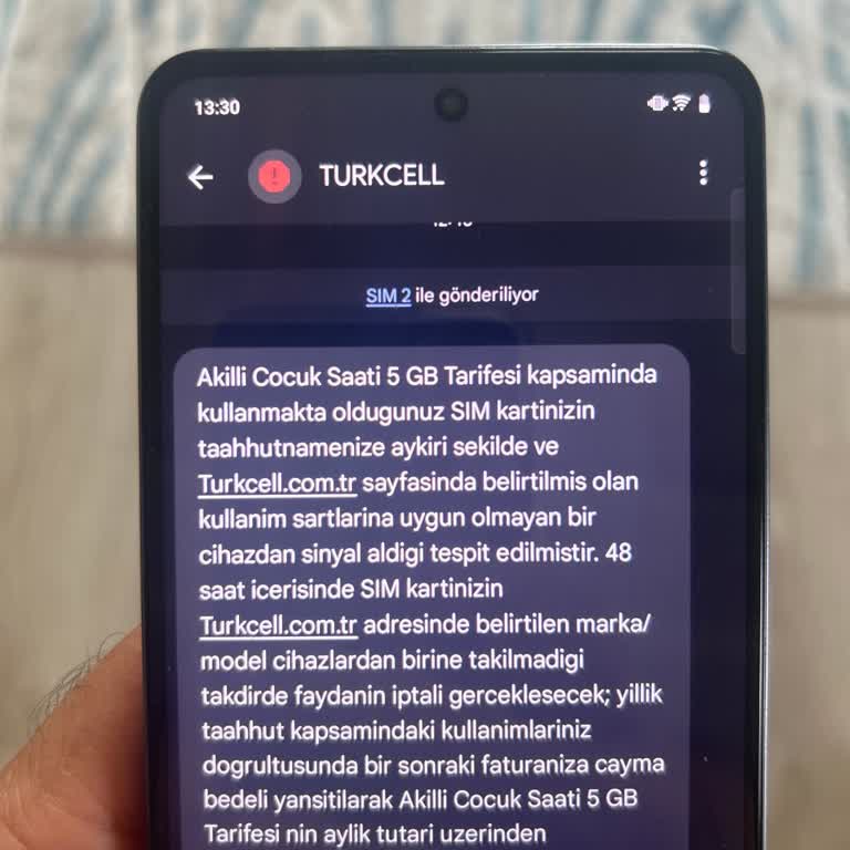Akıllı Saat Servisteyken Hattı Kullanamama Ve Yüksek Fatura Sorunu