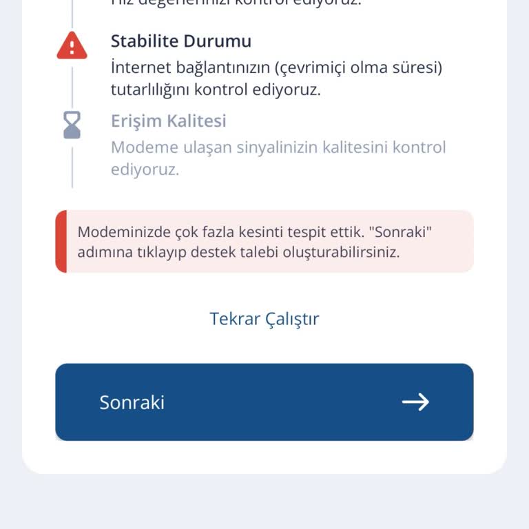 İnternet Hizmetinde Süreç Ve İletişim Sorunu