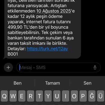 Faturada Beklenmedik Artış Ve Kurulum Ücreti Sorunu