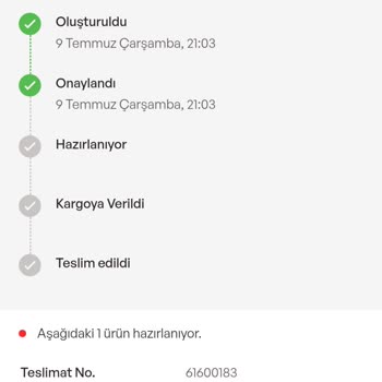 Siparişim Günlerdir Kargoya Verilmiyor Müşteri Hizmetleri Sürekli İptal Öneriyor