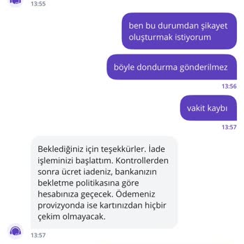 İade Ve Teslimat Sürecinde Sorun Yaşadım