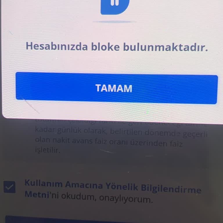 Borcu Ödediğim Halde Kredi Kartımda Bloke Var Kullanamıyorum