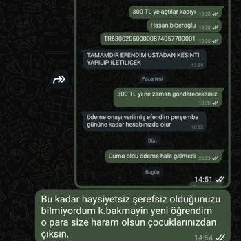 Kapı Anahtarını Unutan Usta Ve Firma İlgisizliği Nedeniyle Mağduriyet Yaşadım