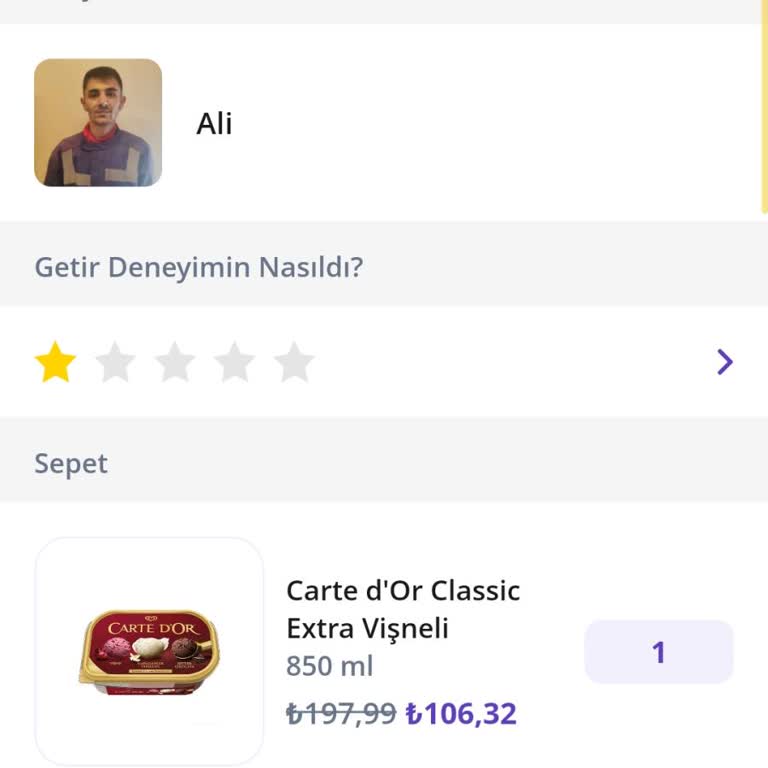 Getir Siparişim Teslim Edilmedi Çözüm Bekliyorum