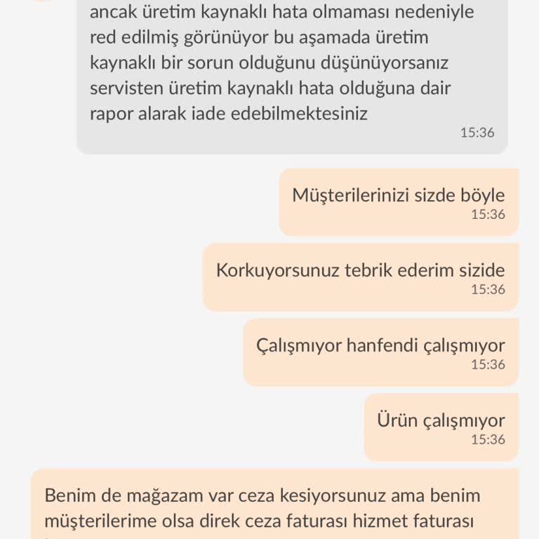 Arızalı Ürün, İade Reddi Ve İlgisiz Hizmet!