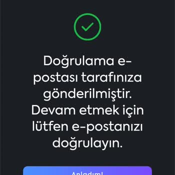 E-posta Doğrulama Kodu Gelmiyor Ve Destek Yetersiz