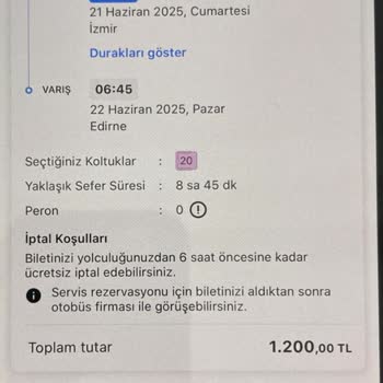 Bilet İadesi Bir Aydır Hesabıma Yatmadı