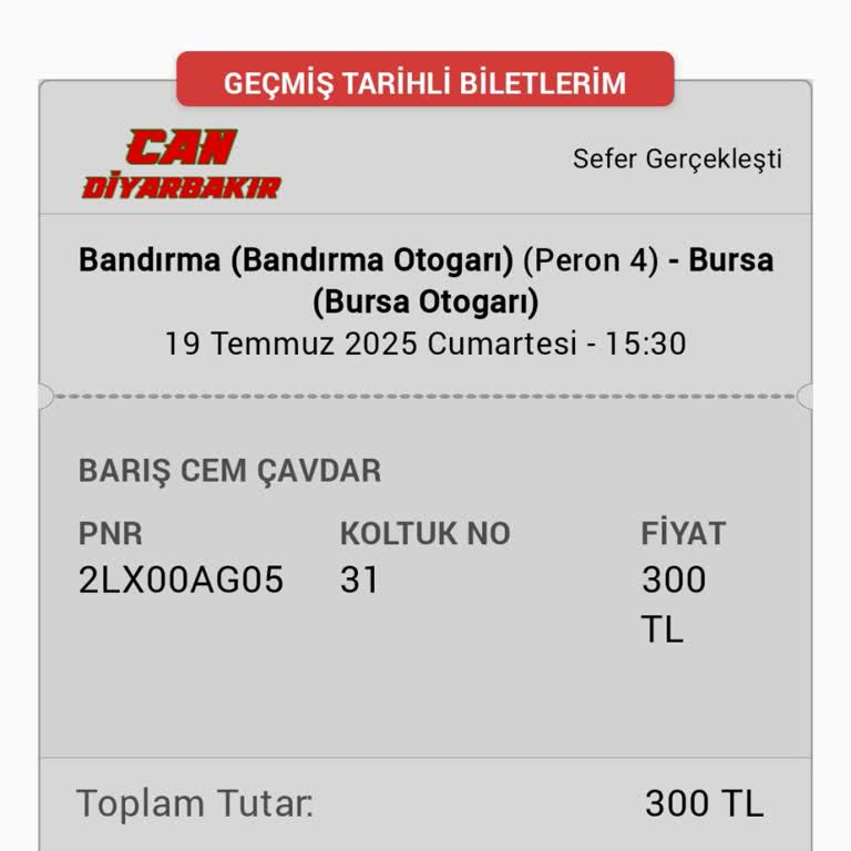 Otobüs Gelmedi, Bilgilendirme Ve İade Sorunu Yaşadım