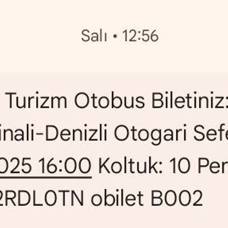 Otobüs Seferlerinde Sürekli Rötar Nedeniyle İşe Geç Kalıyorum