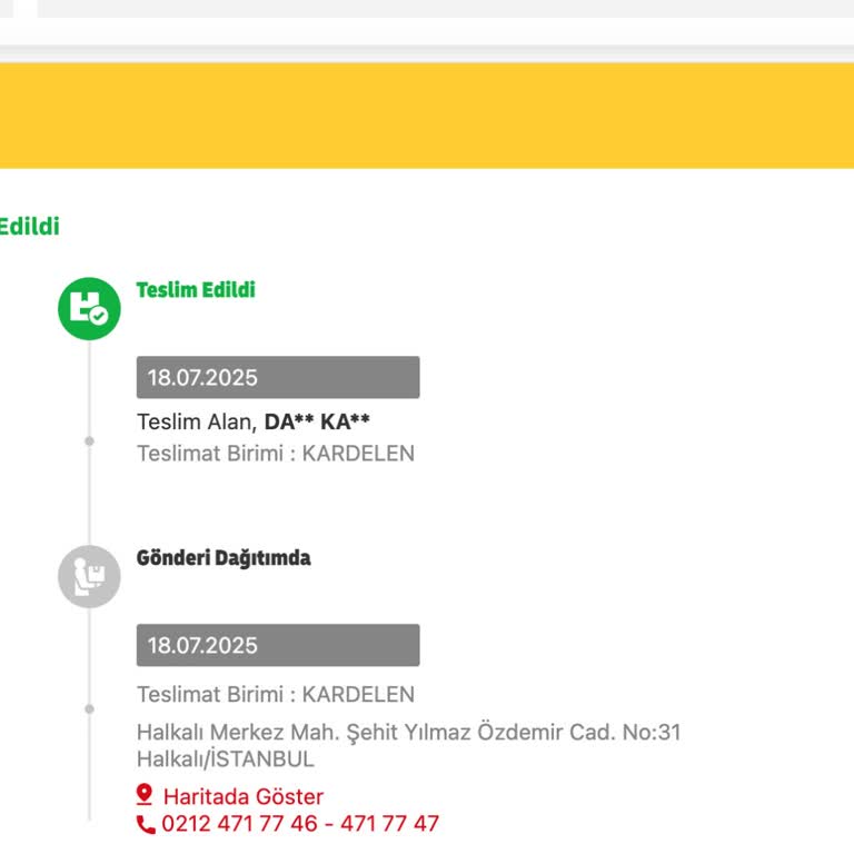 Teslim Edilmeden 'Teslim Edildi' Gösterilen Kargo Kayboldu!