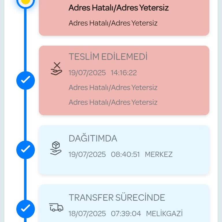 Adres Eksikliği Bahanesiyle Kargom İade Edildi Hiçbir Bilgilendirme Yapılmadı