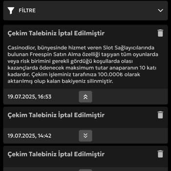 Kazandığım Bakiyeyi Haksızca Sildiler, Ödeme Yapılmıyor