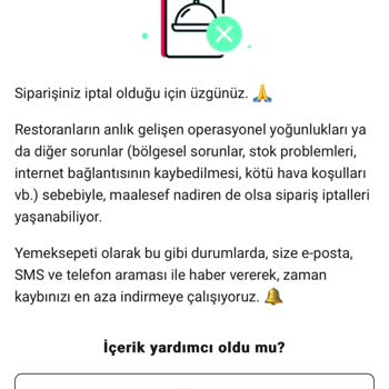 Siparişin İptali Ve Müşteri Hizmetlerinin İlgisizliği Nedeniyle Mağduriyet
