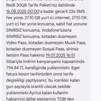 Vodafone Bayisi Sözleşme Tutarında Yanıltıcı Bilgilendirme