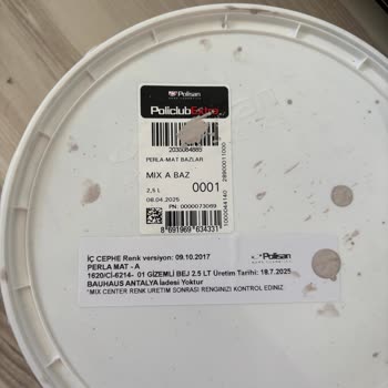 Aldığım Boya Rengi Katalogla Uyuşmuyor, Mağduriyet Yaşıyorum